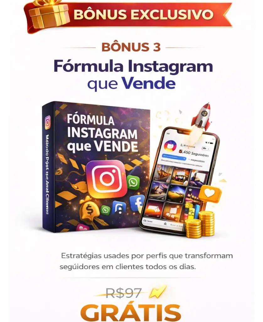 Bônus 3 — Fórmula Instagram que Vende